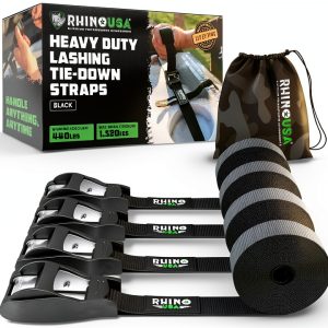 Rhino USA Lashing Strap Polyester Truck Tie Down-0