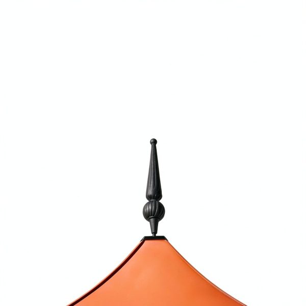 Mini Florentine Finial- Black Matte-3