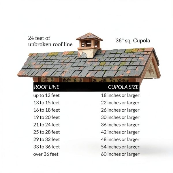 Vinyl Coventry Louvered Cupola Good Directions 30" x 42" Copper Roof-4